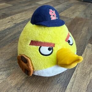 Angry Birds MLB St. Louis Cardinals " Chuck " Yellow Bird Plush 5"
